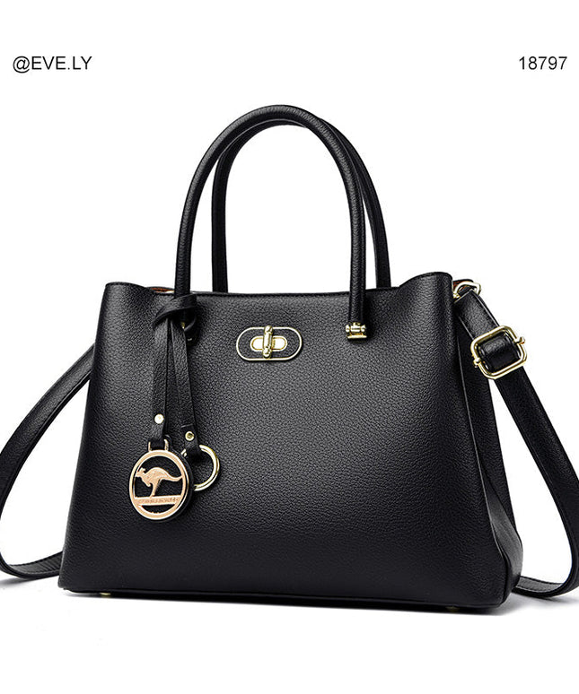 لَمى | حقيبة يد وكتف جلد