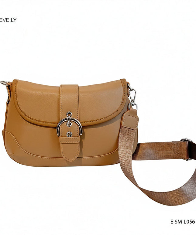 ريما | حقيبة كتف جلد بقلاب